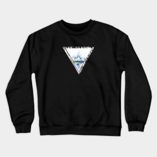 water cold mountain Crewneck Sweatshirt